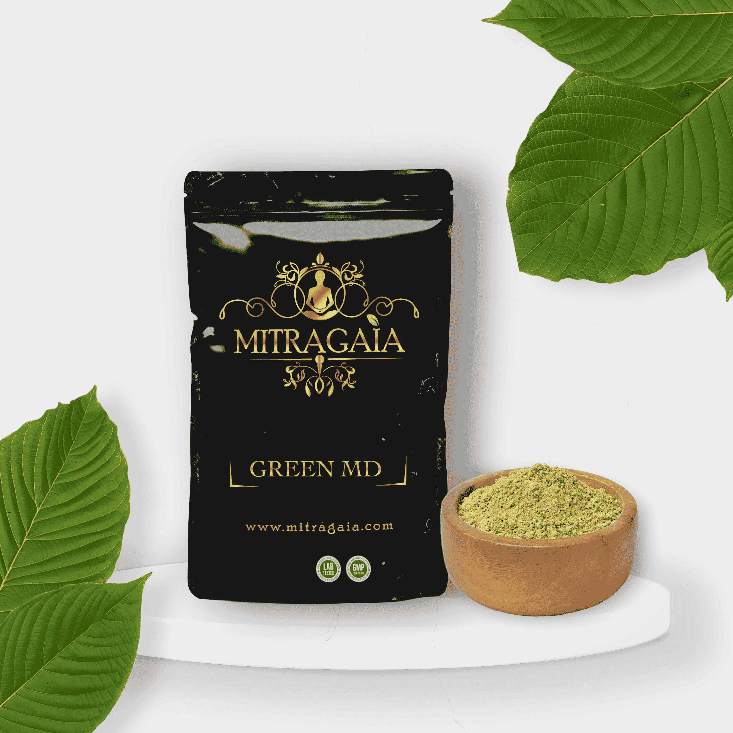 1-Green MD Green Maeng Da kratom powder