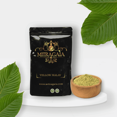 Yellow Malay kratom powder